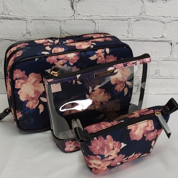 Victoria's Secret Handbags - 'VICTORIA'S SECRET' COSMETIC BAG'S COMPLETE 3-PIECE TRAVEL SET